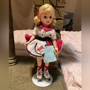 Madame Alexander Porcelain Doll. Coca Cola carhop